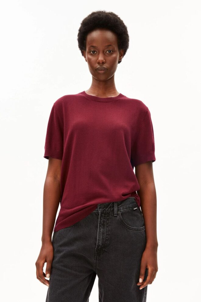 SHIRT 30008094 FINE S SL KNIT 3639