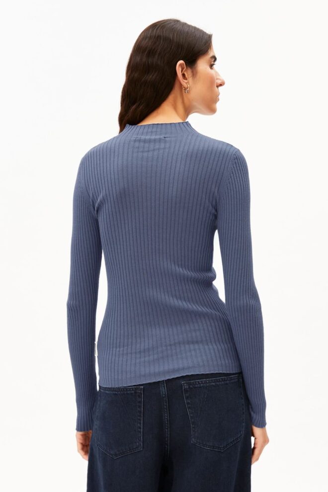 SHIRT 10253015 ALAANIA KNIT 3636 DUSTY MO
