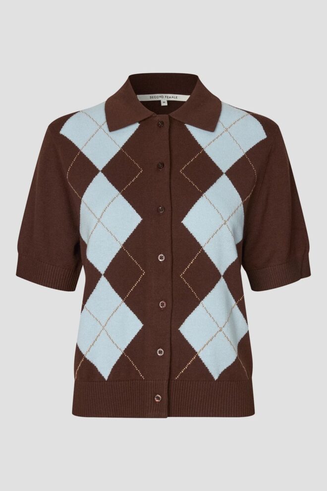 POLO SHAILENE KNIT CARDIGAN DEMITASSE