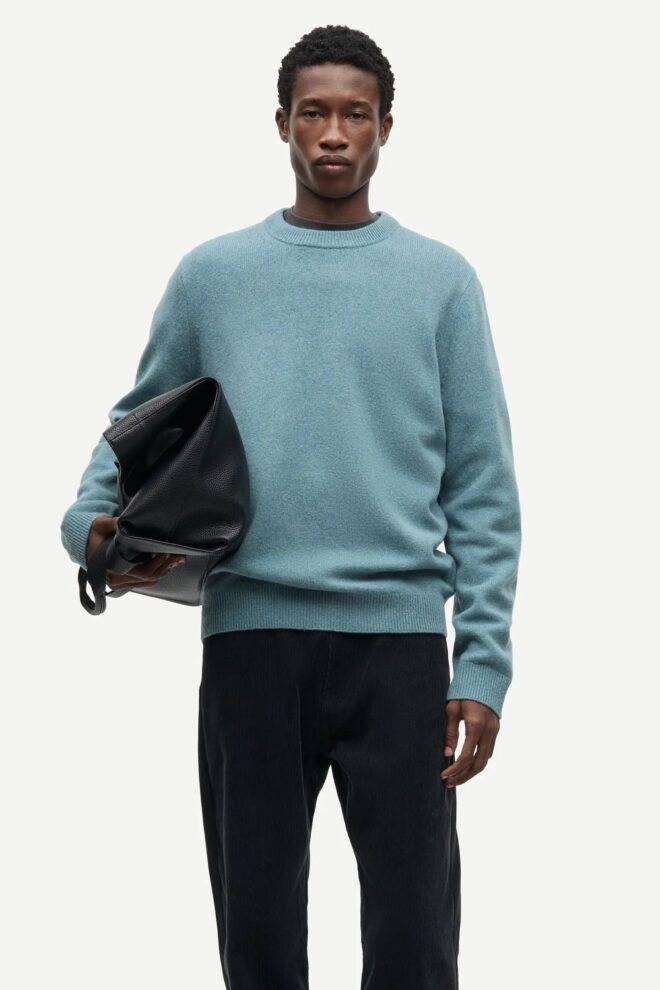 PULLOVER ISAK KNIT SWEATER 15010 STROMY SEA