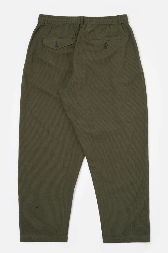 HOSE PLEATED TRACK PANT OLIVE