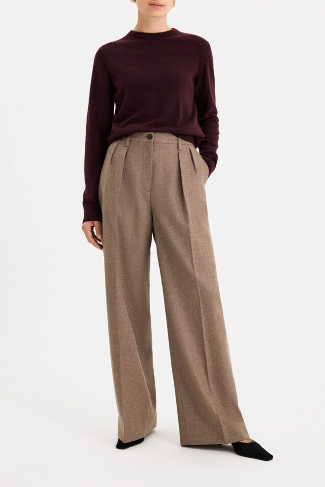 PULLOVER 32548 SOFT WOOL CREW 0298 BURGU