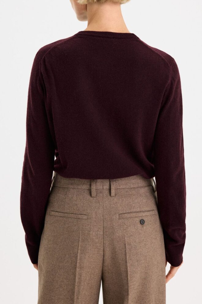 PULLOVER 32548 SOFT WOOL CREW 0298 BURGU