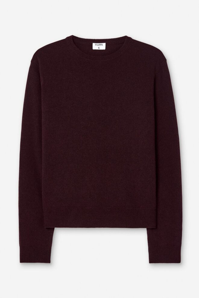 PULLOVER 32548 SOFT WOOL CREW 0298 BURGU