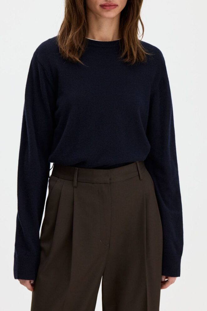 PULLOVER 32548 SOFT WOOL CREW 2830 NAVY