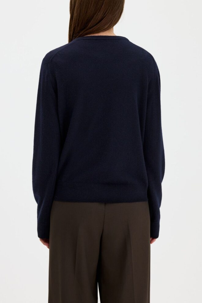 PULLOVER 32548 SOFT WOOL CREW 2830 NAVY