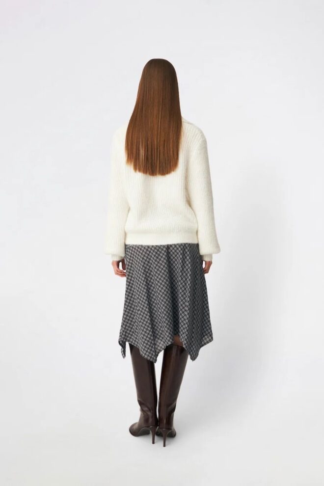 PULLOVER CILLAMD V-NECK VANILLA
