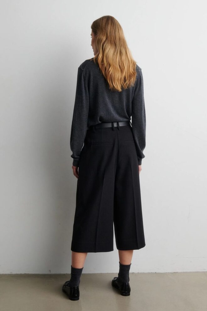 PULLOVER SHAILENE KNIT POLO DARK GREY