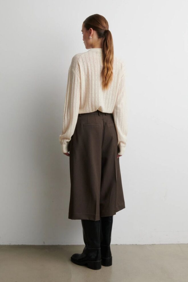 PULLOVER JAMIA KNIT O-NECK EGRET