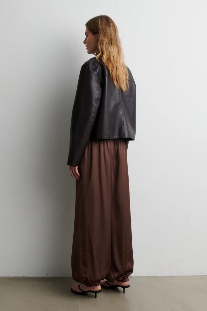 LEDERJACKE EZAY LEATHER JACKET BLACK