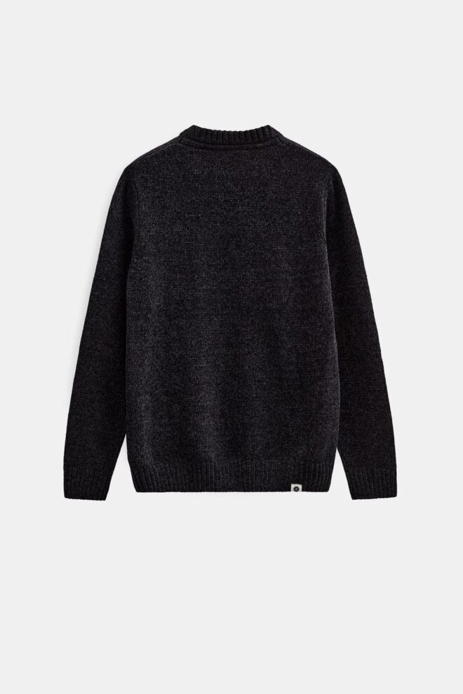 PULLOVER AKSUNE CHENILLE CAVIAR