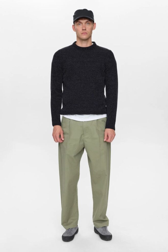 PULLOVER AKSUNE CHENILLE CAVIAR