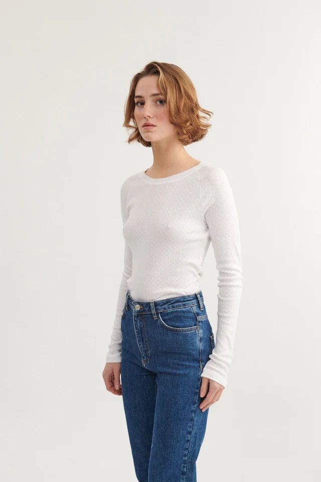 SHIRT ARENSE LS TEE WHITE