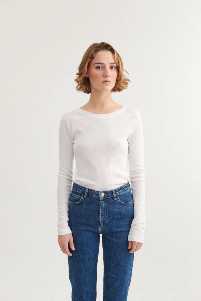 SHIRT ARENSE LS TEE WHITE
