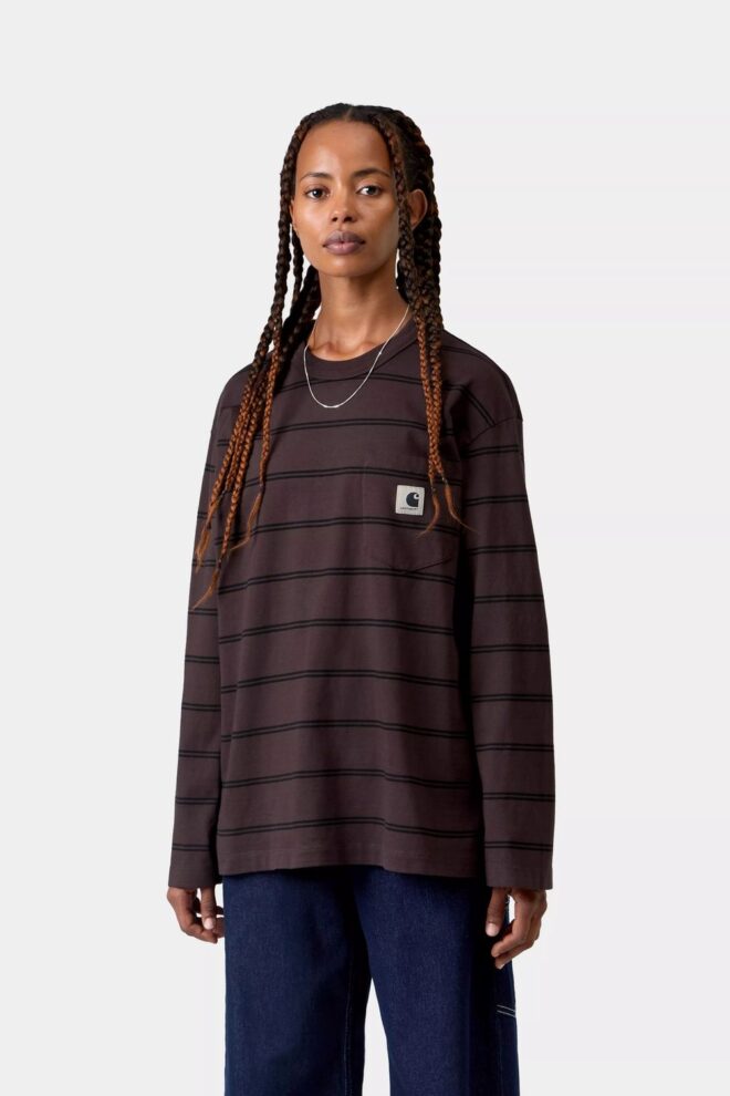 SHIRT W´LS CARDONA STRIPE PALISANDER