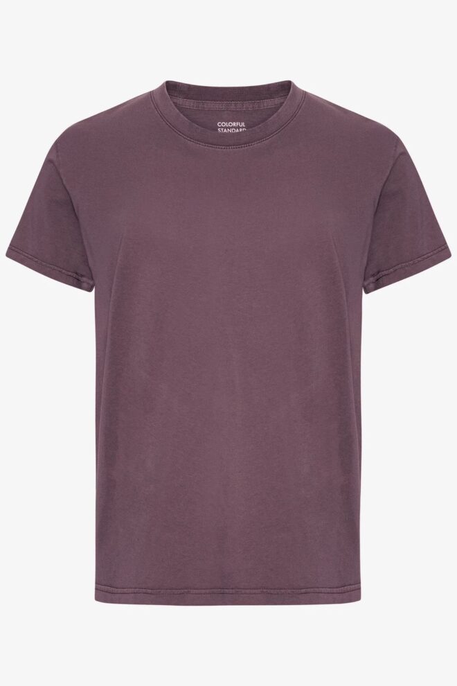 SHIRT CLASSIC ORGANIC TEE FADED GRAPE