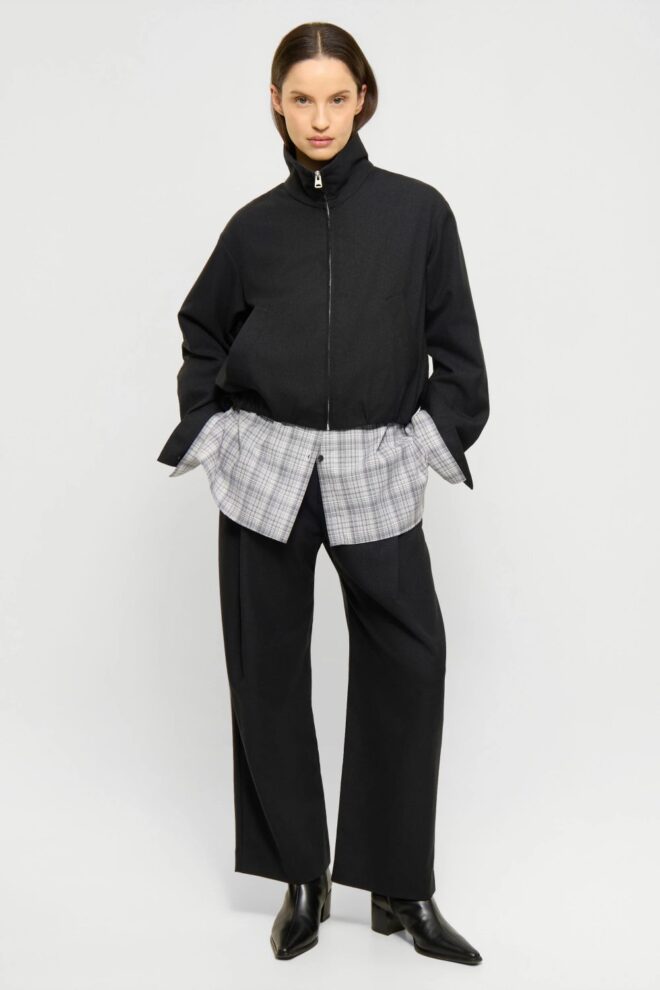BLUSE ENYA BLACK MELANGE