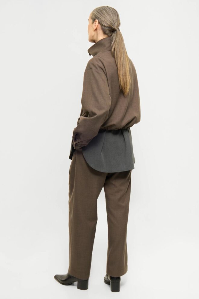 BLUSE ENYA BROWN MELANGE