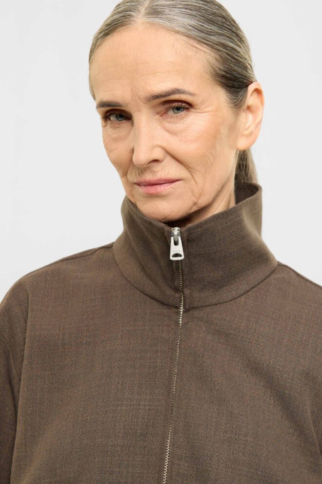 BLUSE ENYA BROWN MELANGE