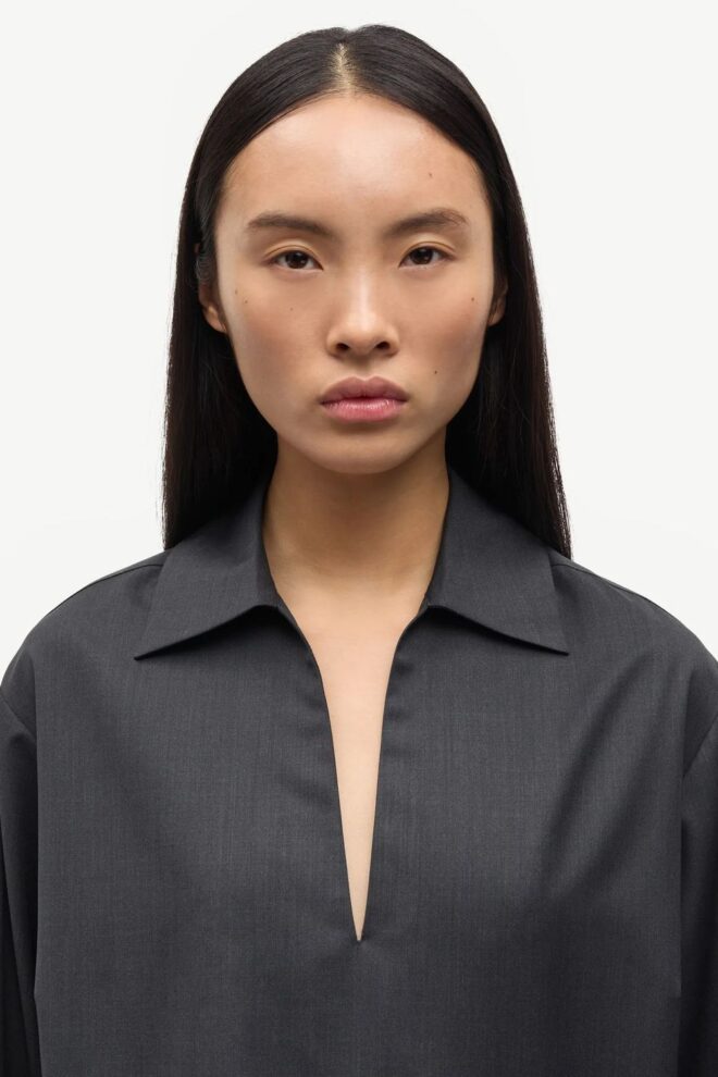 BLUSE SADAPHNE SHIRT 16248 BLACK MEL
