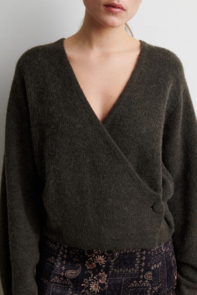 PULLOVER GABBY WRAP KNIT