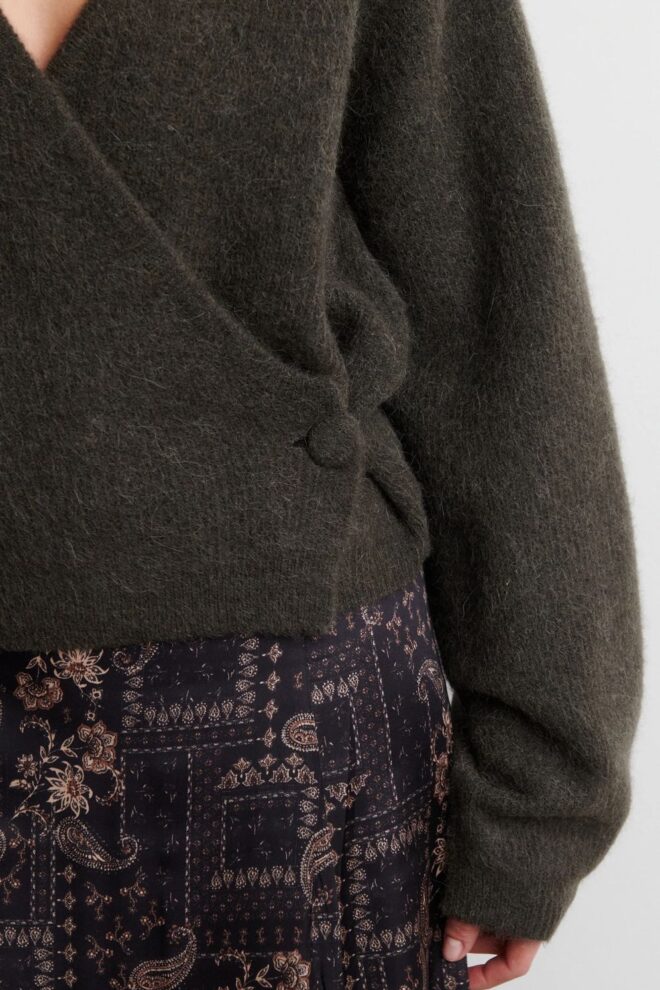 PULLOVER GABBY WRAP KNIT