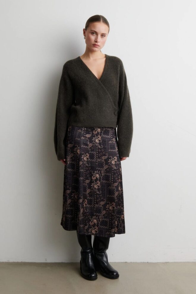 PULLOVER GABBY WRAP KNIT