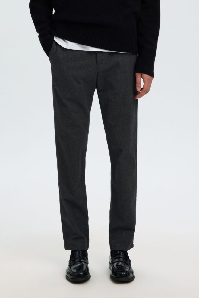 HOSE 16090139 SLMMILES BRUSHED DARK GREY