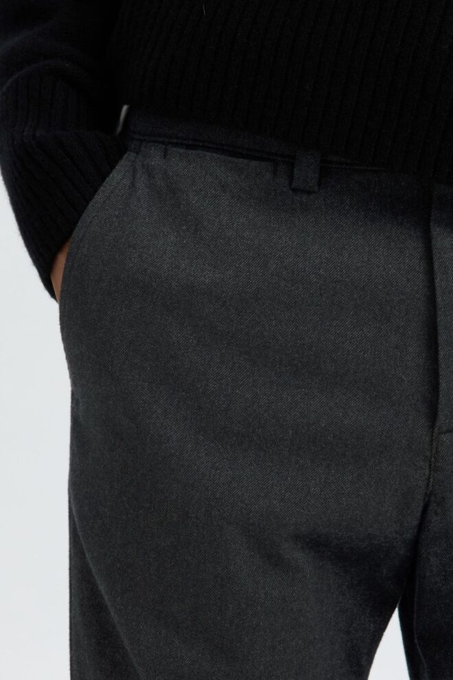 HOSE 16090139 SLMMILES BRUSHED DARK GREY