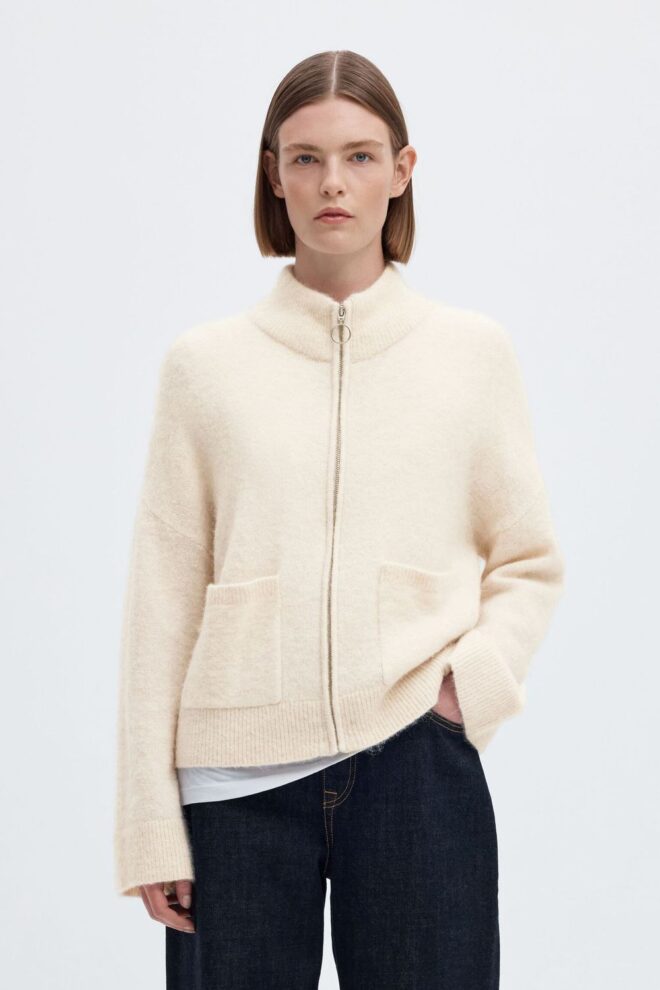 WESTE 16091220 SLWSIA ZIPPER CARDIGAN