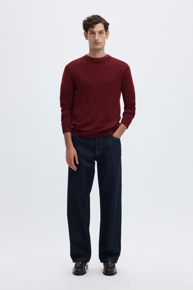 PULLOVER 16094647 SLMTRAY LS TAWNY PORT