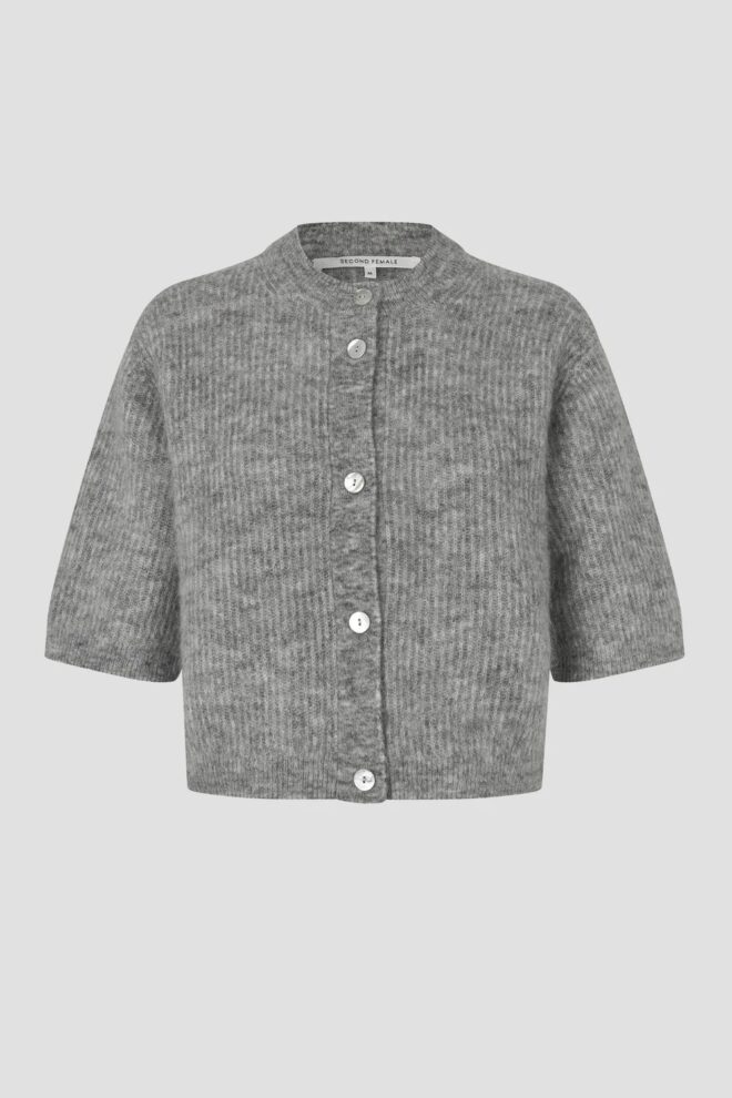 STRICKWESTE ANDREA KNIT GREY MELANGE