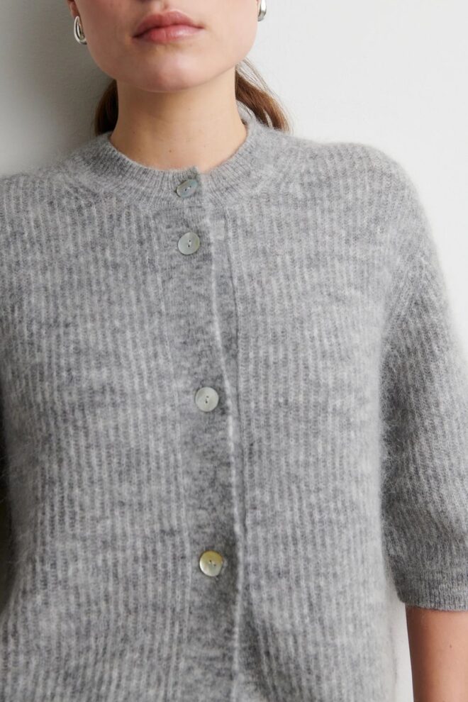 STRICKWESTE ANDREA KNIT GREY MELANGE