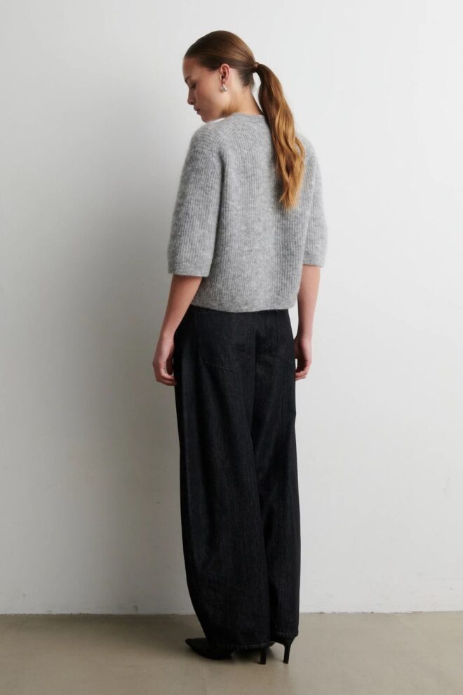 STRICKWESTE ANDREA KNIT GREY MELANGE