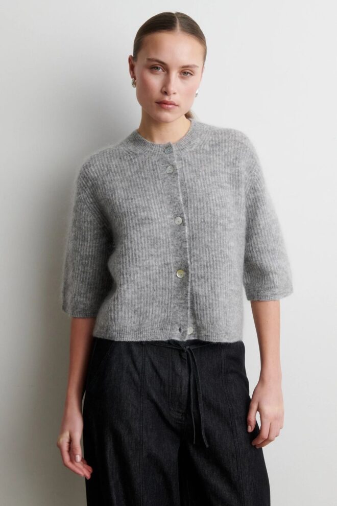 STRICKWESTE ANDREA KNIT GREY MELANGE