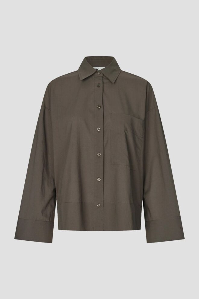 BLUSE LANNA SHIRT BLACK OLIVE