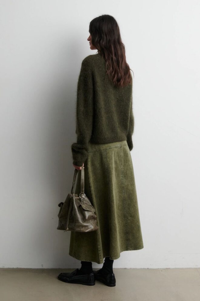 WESTE ANDREA KNIT RIB LS CARDIGAN