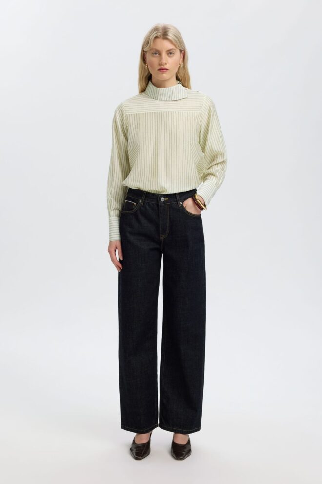 BLUSE 16102120 SLWCONNIE LS EGRET