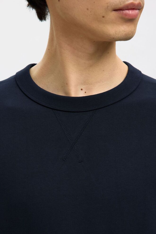 SWEATER 16099829 SLMRELAXEND SWEAT NAVY