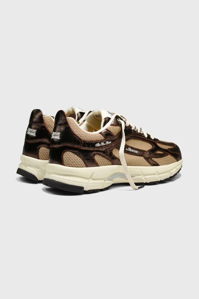 SNEAKER RE-RUN CRACKED BROWN