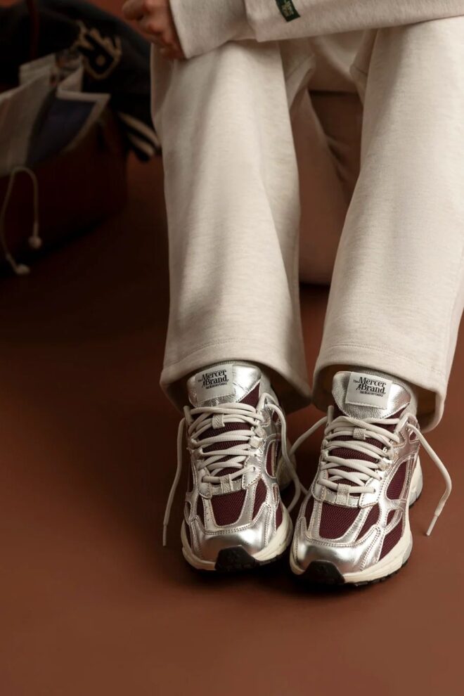 SNEAKER RE-RUN PINE DARK RED