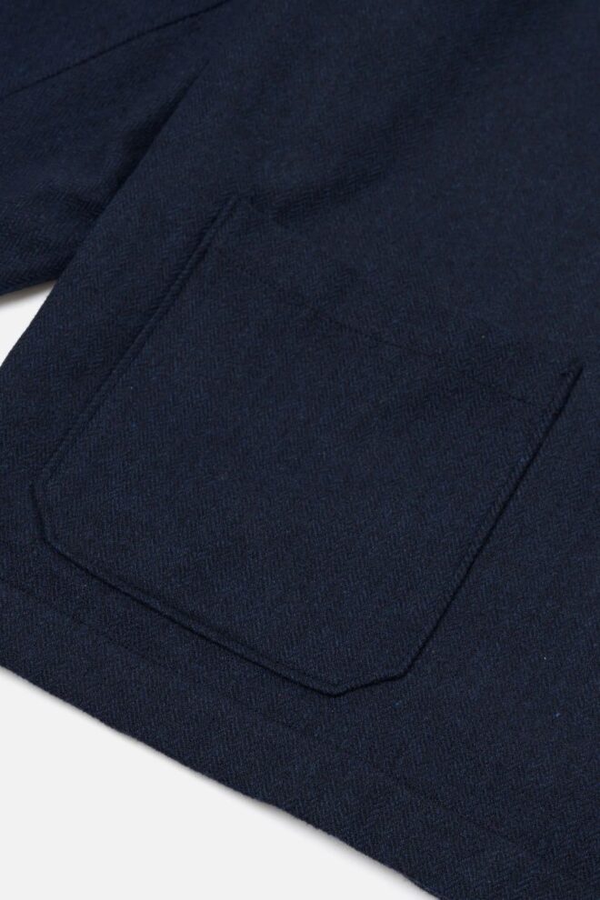 JACKE IVES JACKET WOOL HERING NAVY