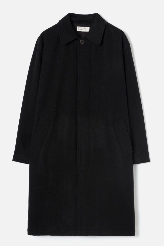 MANTEL MAC COAT MOWBRAY BLACK