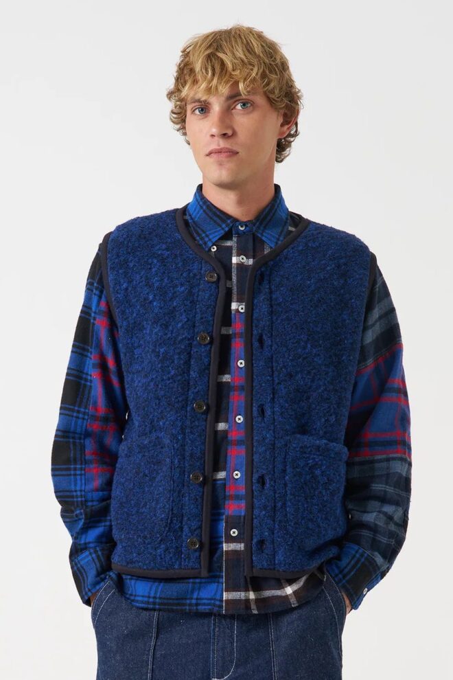 JACKE LANCASTER GILET BLUE