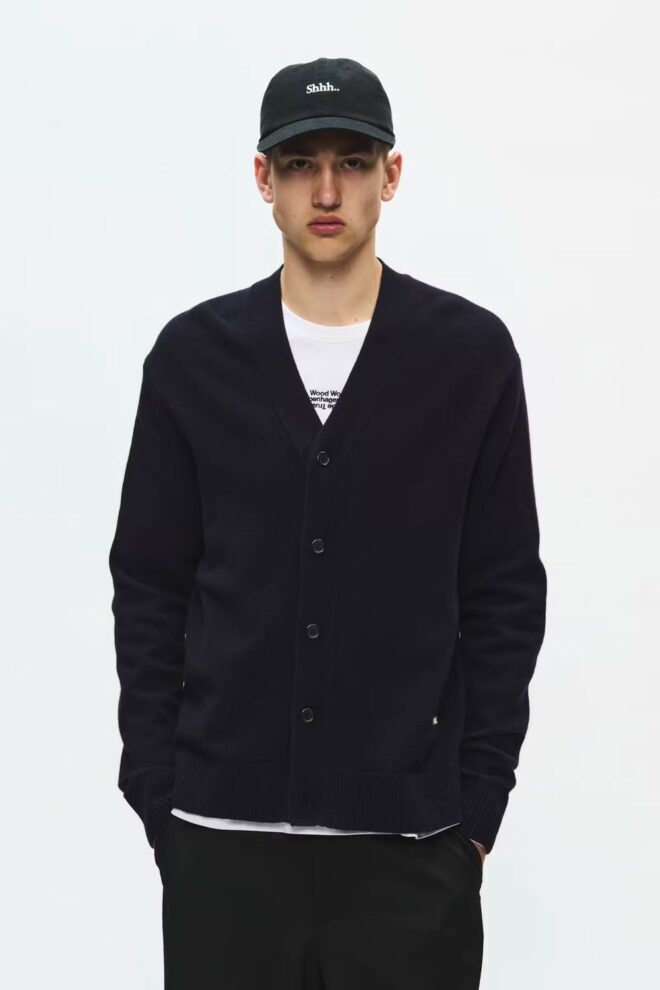STRICKWESTE WWLOGO CARDIGAN SALUTE