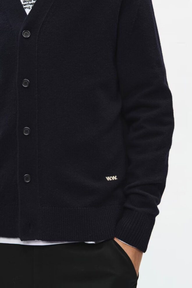 STRICKWESTE WWLOGO CARDIGAN SALUTE