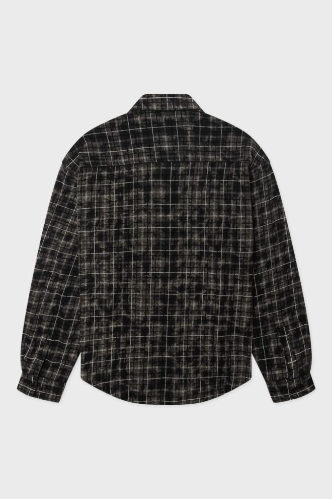 HEMD WBJONG CHECK BLACK WHITE