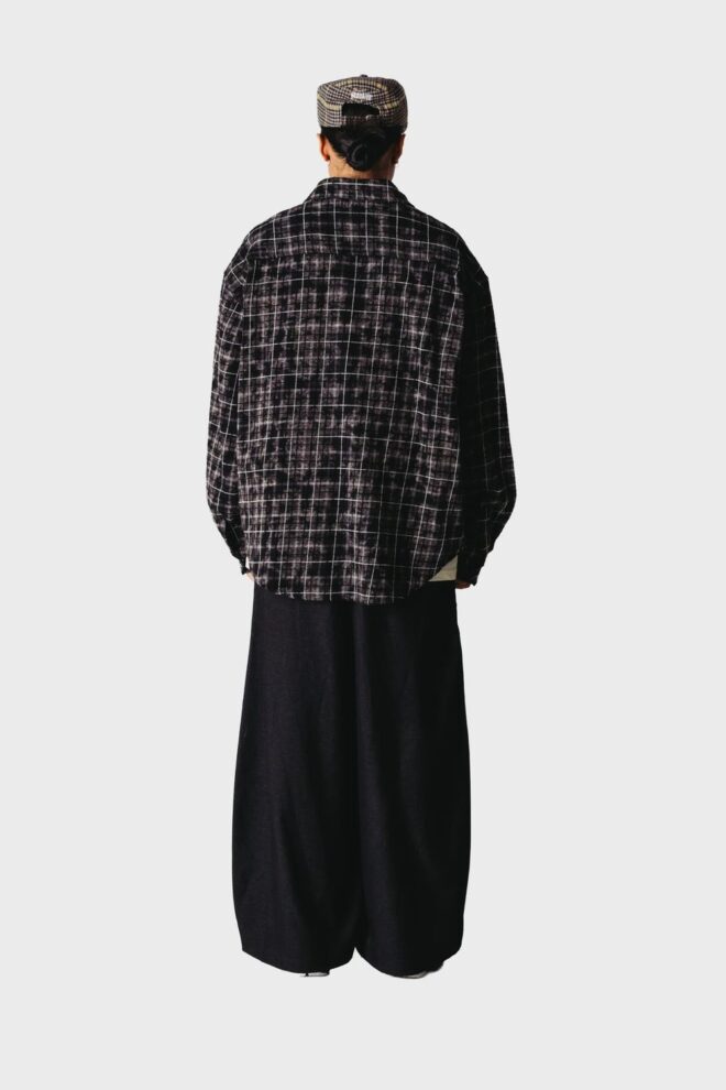 HEMD WBJONG CHECK BLACK WHITE