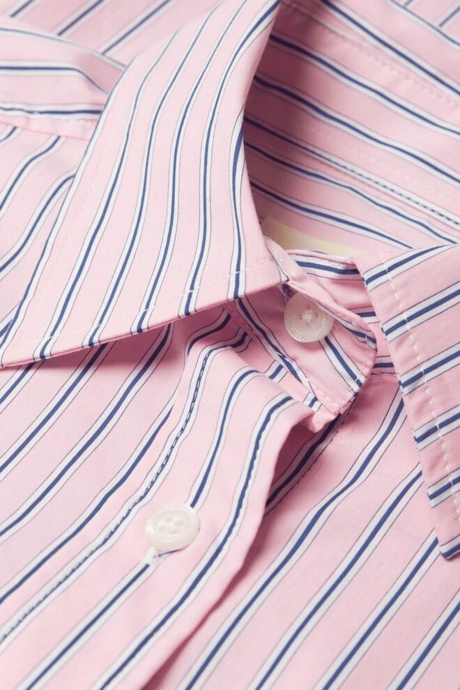 BLUSE WBLIVA STRIPE SHIRT PINK