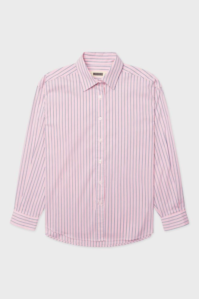 BLUSE WBLIVA STRIPE SHIRT PINK